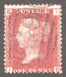 Great Britain Scott 33 Used Plate 97 - IB - Click Image to Close
